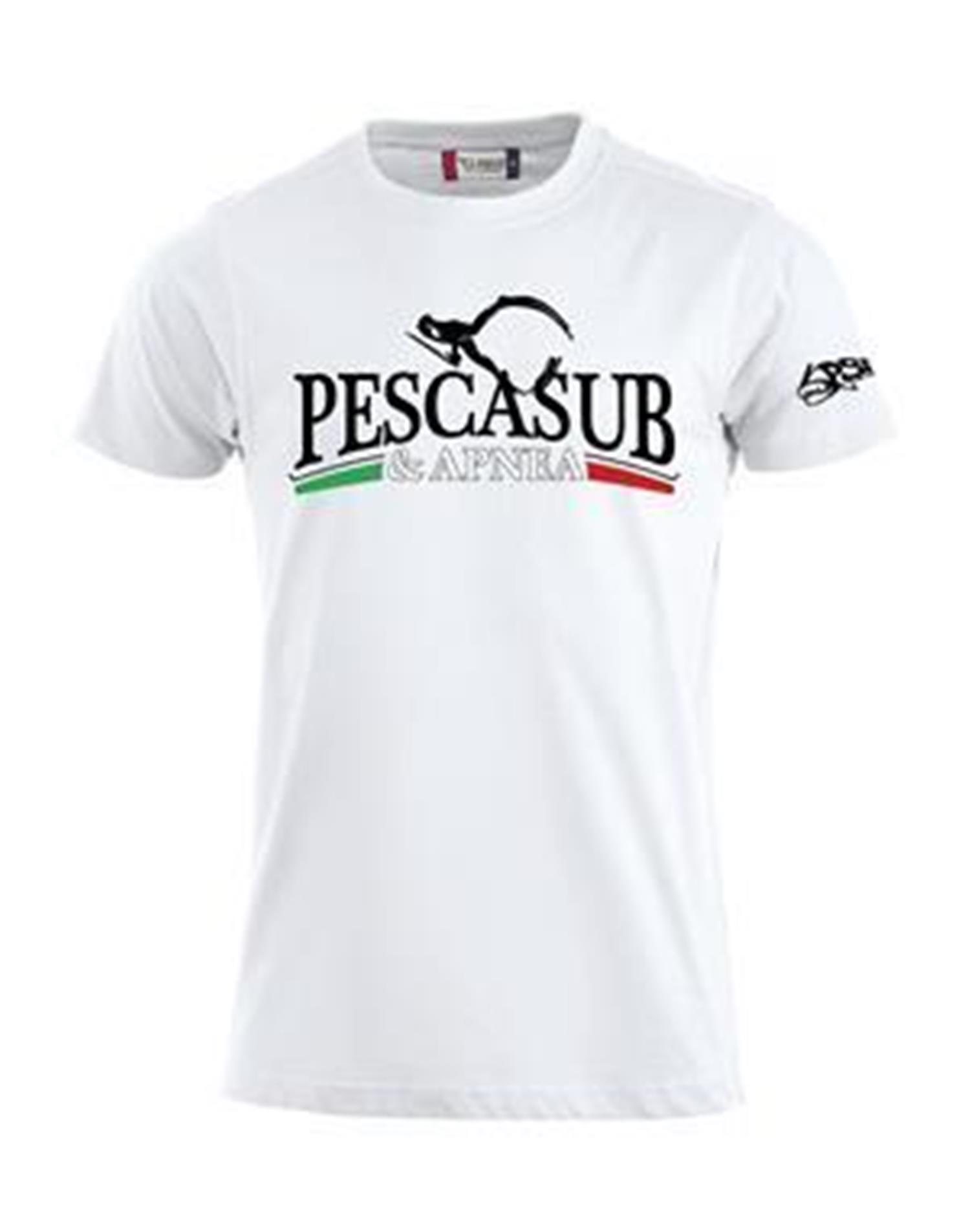 psa_pesca T-shirt Premium-T Bianco
