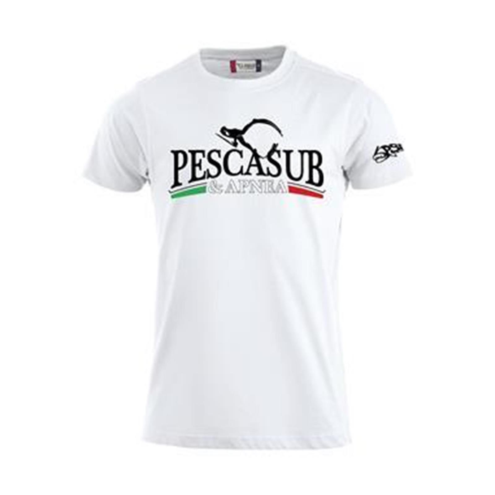 psa_pesca T-shirt Clique Basic-t Bianco